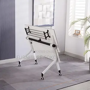 White Training Table | 1200mm Foldable Home Office Desk