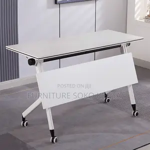 White Training Table | 1200mm Foldable Home Office Desk