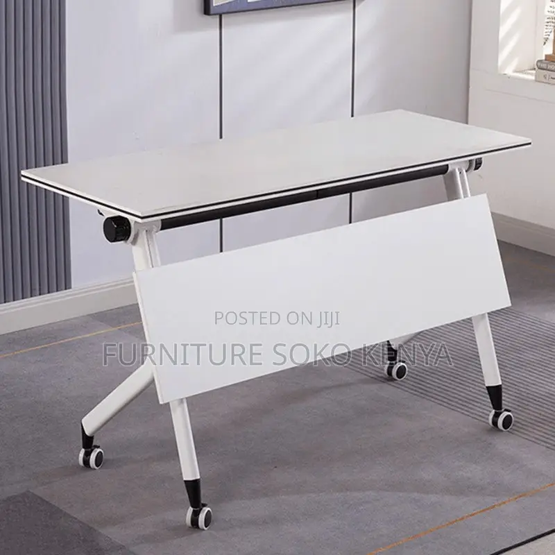 White Training Table | 1200mm Foldable Home Office Desk