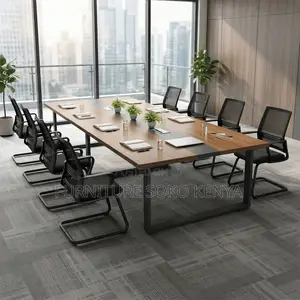 2.4 Meter Brown Table | Executive Modern | Boardroom Tables
