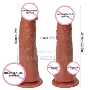 9Inch Thick Brown Realistic Dildo Adult Sex Toy Strong Suction Cup