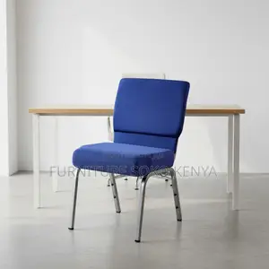 Office Modern Chairs | Heavy Cushioned Armless | Stackable Seats