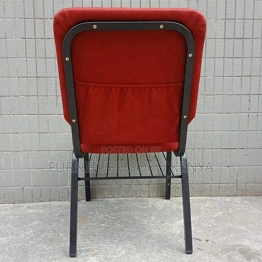 Office Modern Chairs | Heavy Cushioned Armless | Stackable Seats