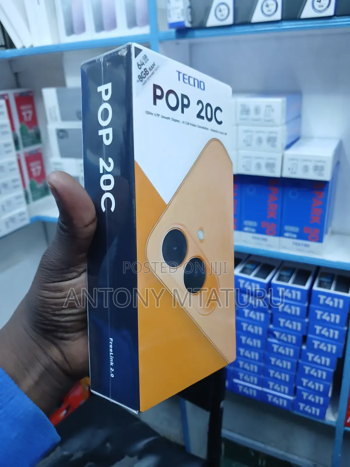 New Tecno Pop 20C 64 GB Black