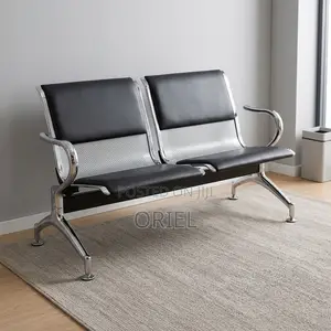 Office Bench : Two-Seater Upholstered Office Bench