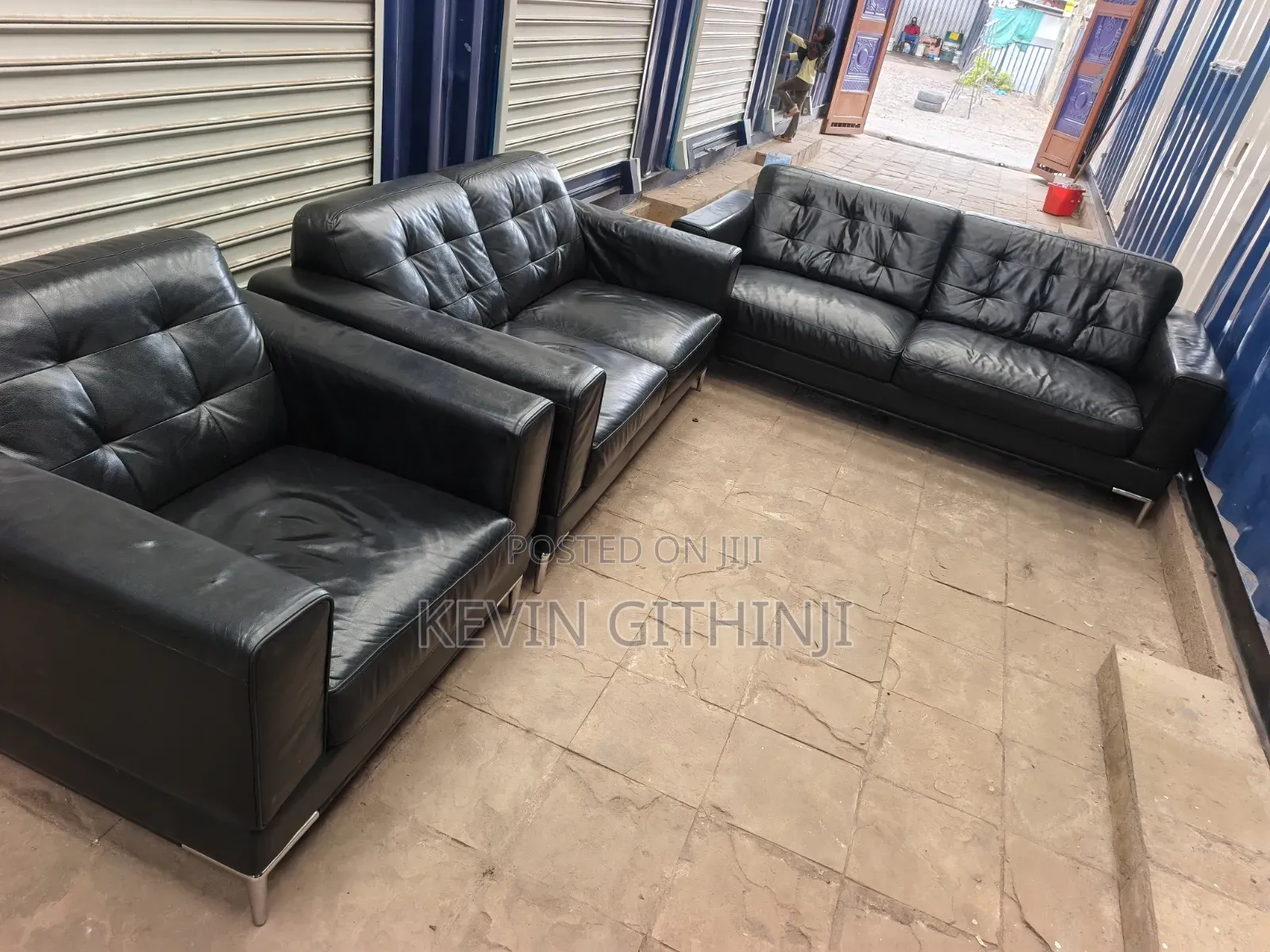 Sofa Leathered 6 Seater