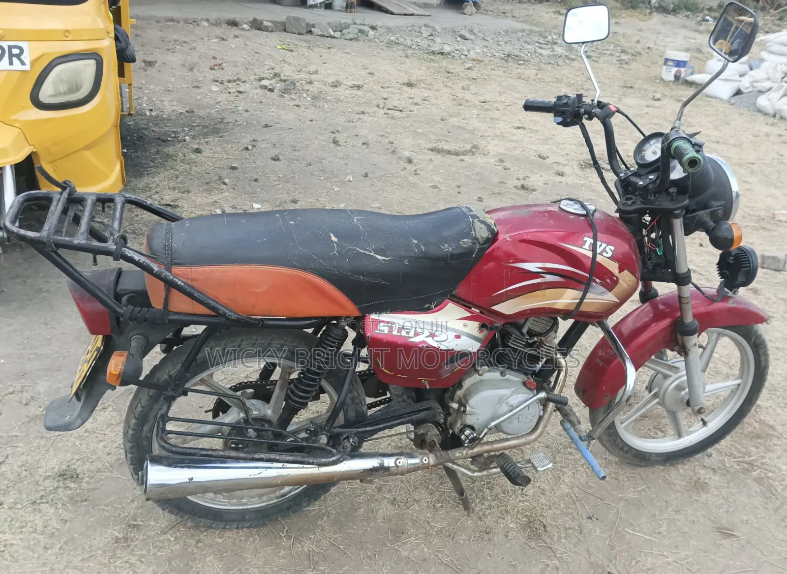 TVS XL 100 2020 Red