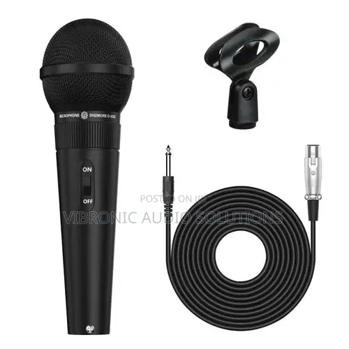 DIGIMORE Professional Cardioid Dynamic Microphone , Wired Mic With 20f