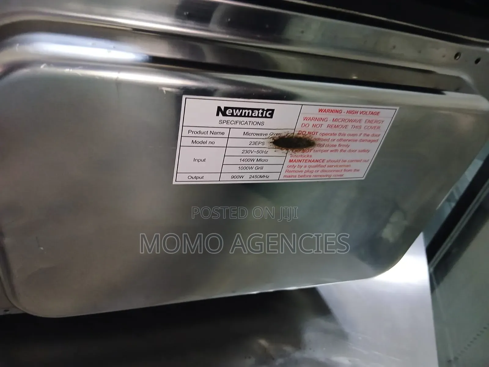Newmatic Built in Microwave 23l &Grill