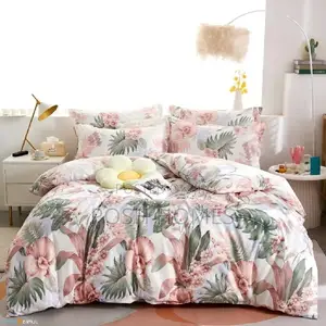 Flowered Cotton Duvet Cover Sets