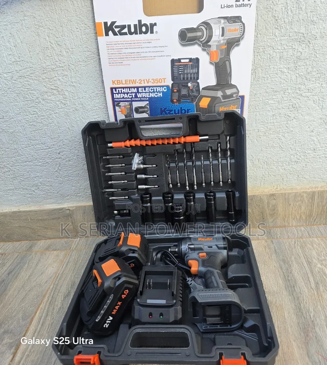 Brushless Kzubr Cordless Impact Wrench/Impact Wrench