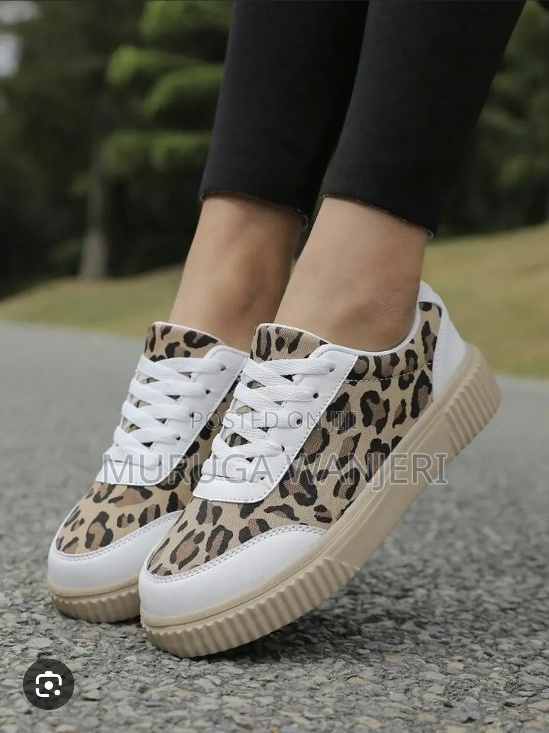 Animal Print Sneakers