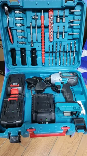 Meakida 188V Cordless Impact Wrench & Drill Tool Kit – 1/2 Inch