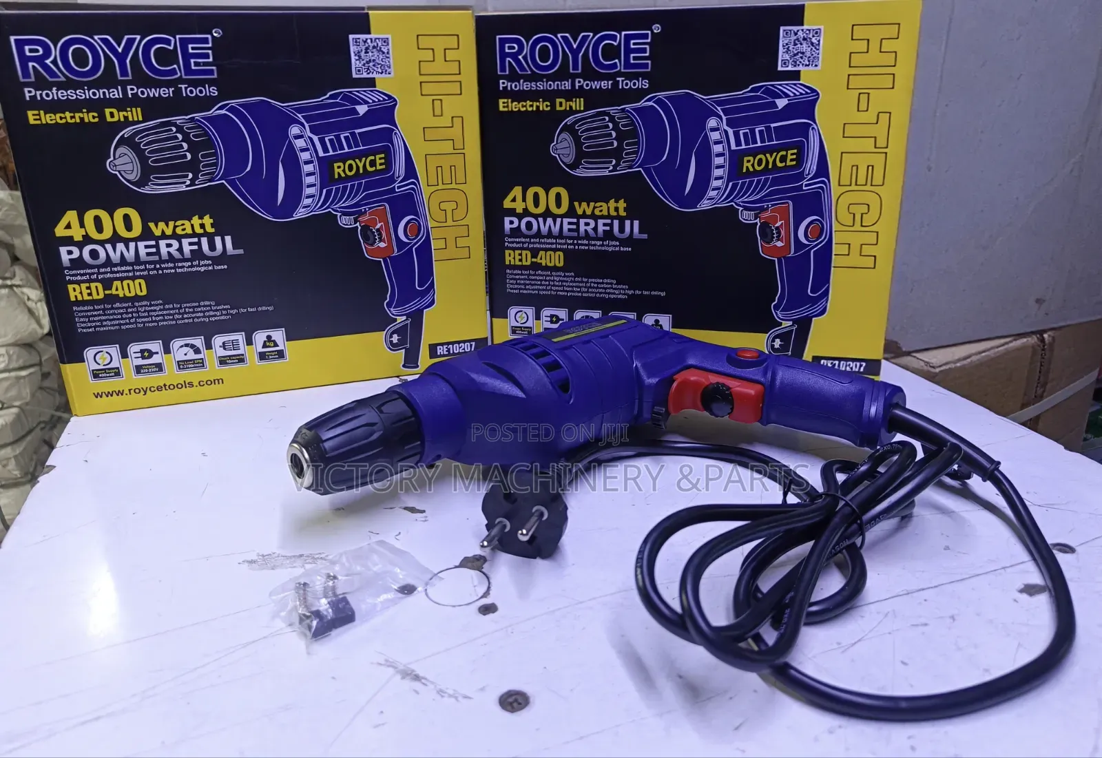 ROYCE Professional Electric Drill – RED 400