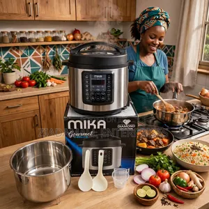 Mika 6L Electric Pressure Cooker Stainless Steel Pot - New