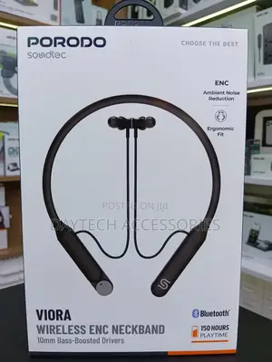 Porodo Soundtec Viora Wireless ENC Neckband Earphones
