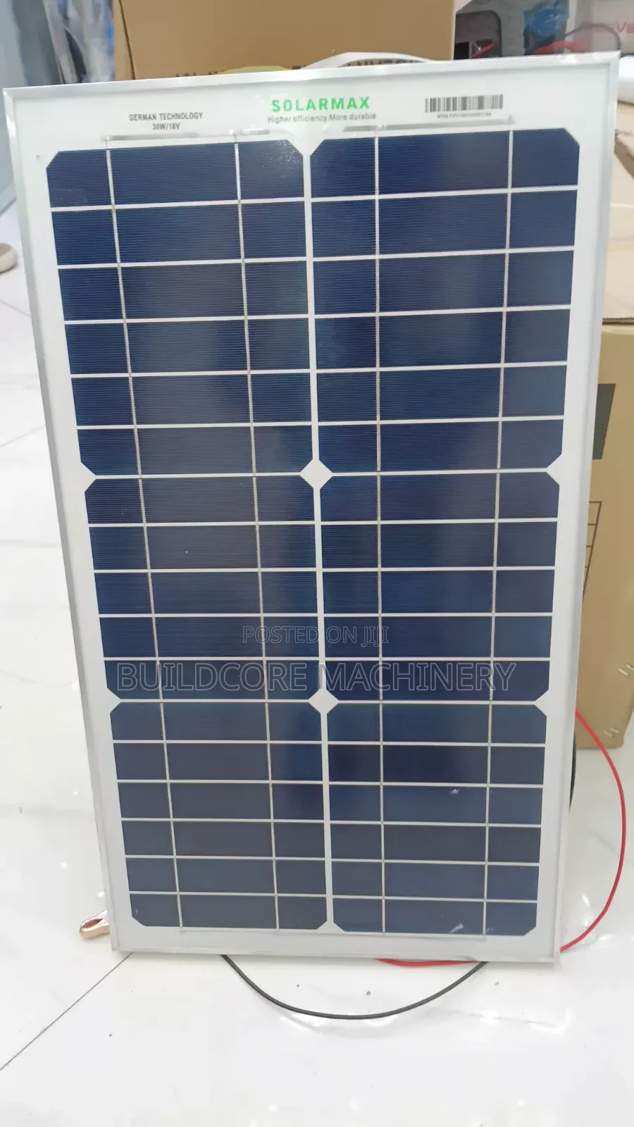 30watts 18v Solarmax Solar Pannel