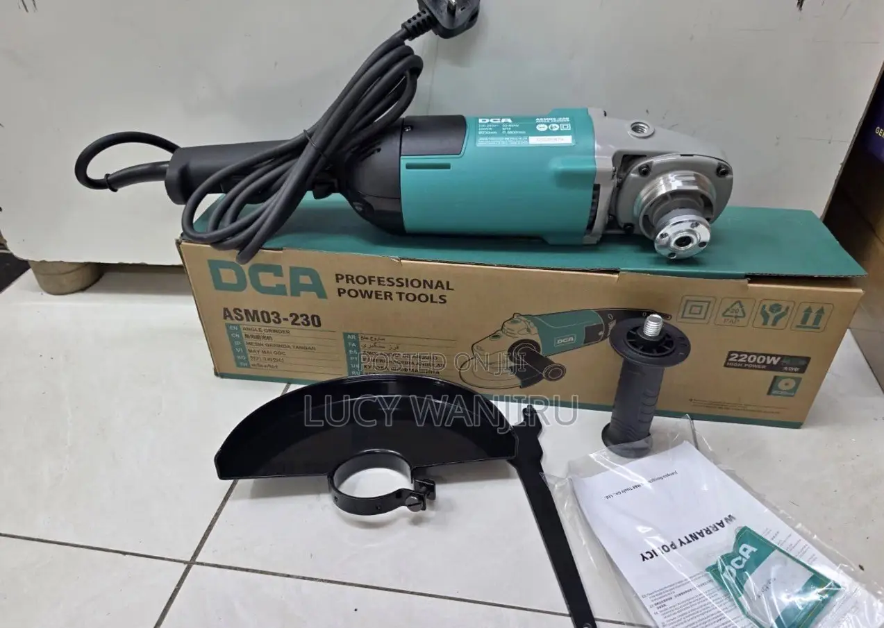 DCA Angle Grinder Machine 9" > Quality / Angle Grinder DCA 9”