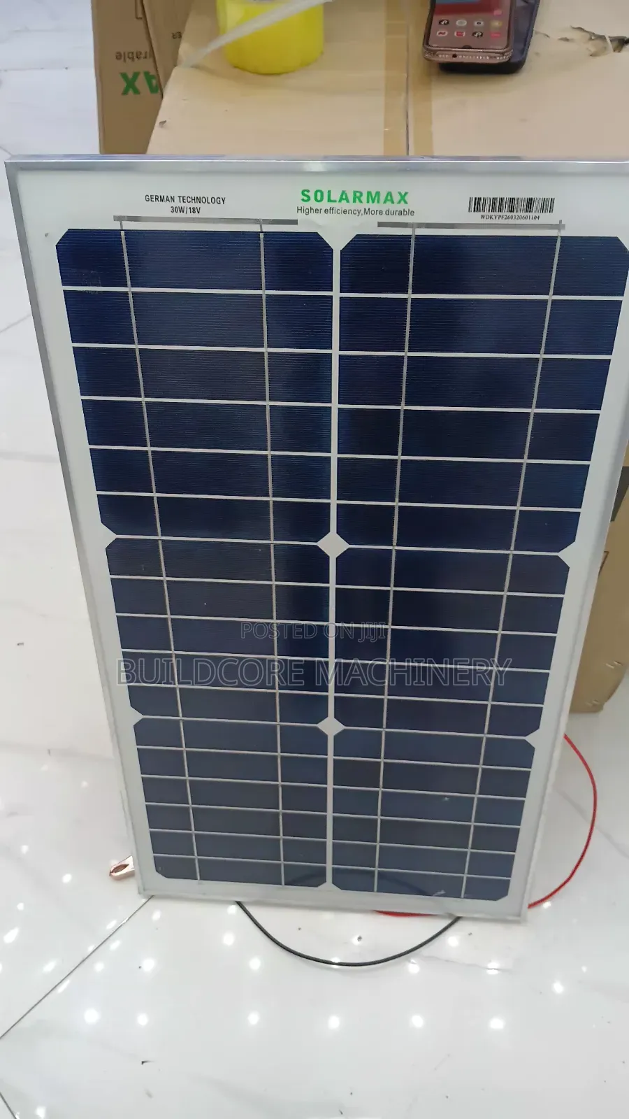 Solarmax 30watts 18v Solar Pannel