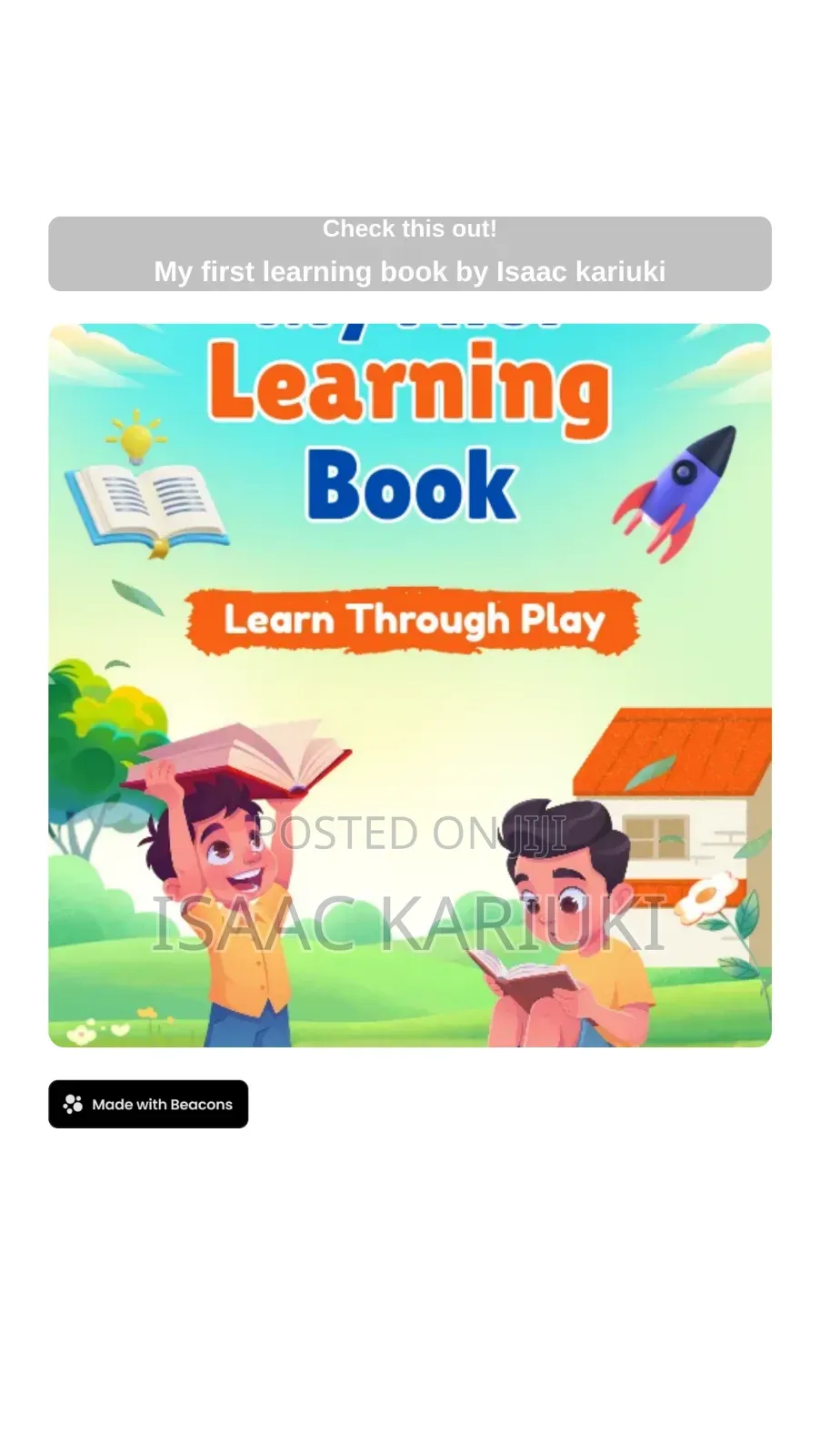 My First Learning Book