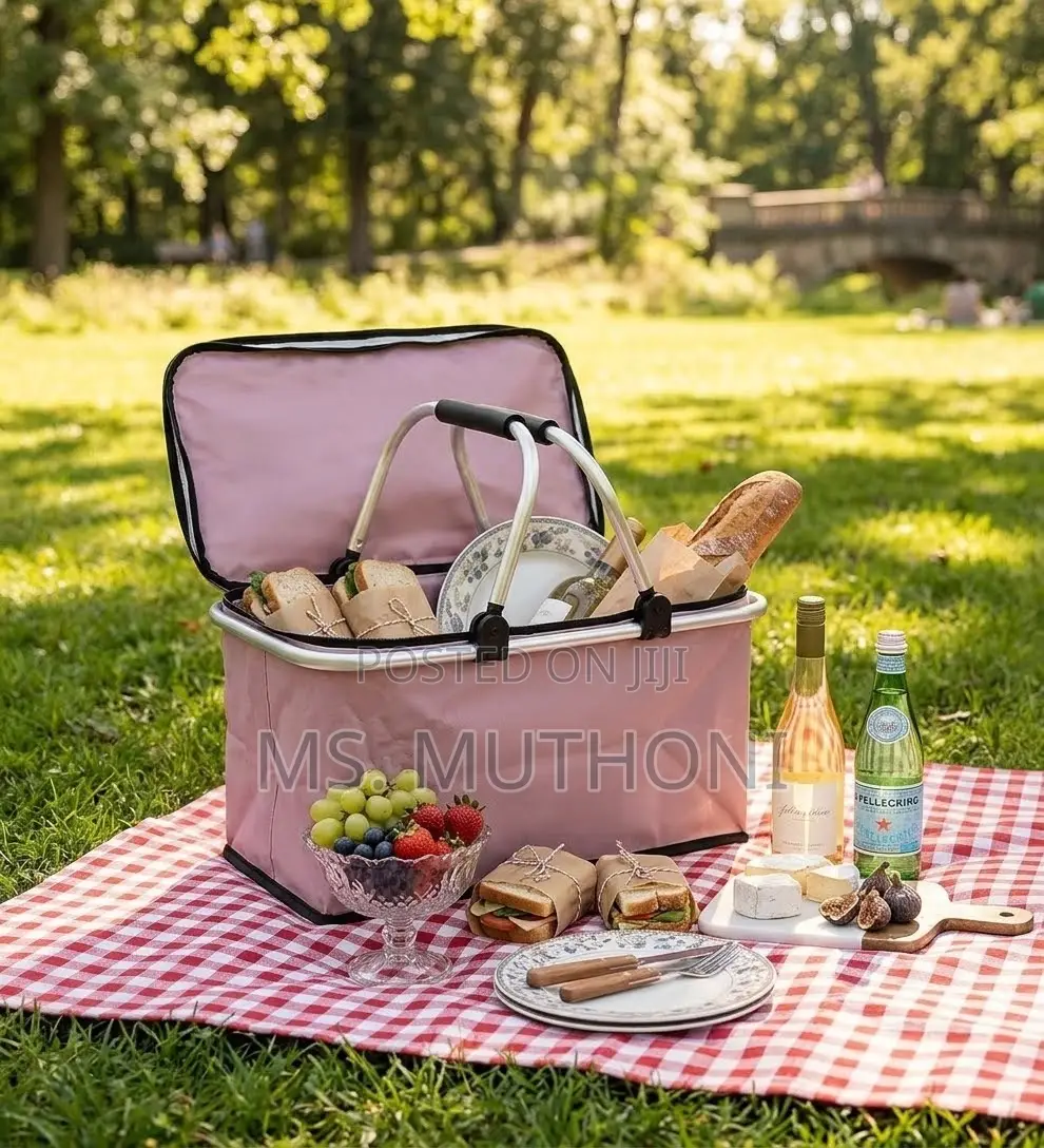 portable and Foldable Insulated Picnic Basket for Modern Adventurer