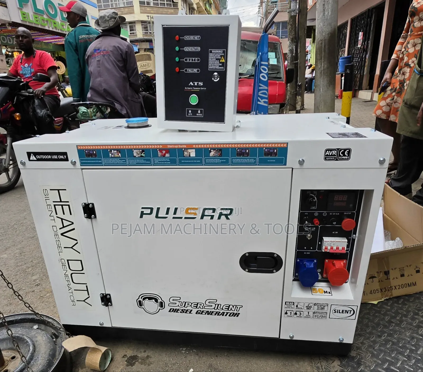 Pulsar Germany 20kva Aircooled Silent Diesel Generator Automatic Dual
