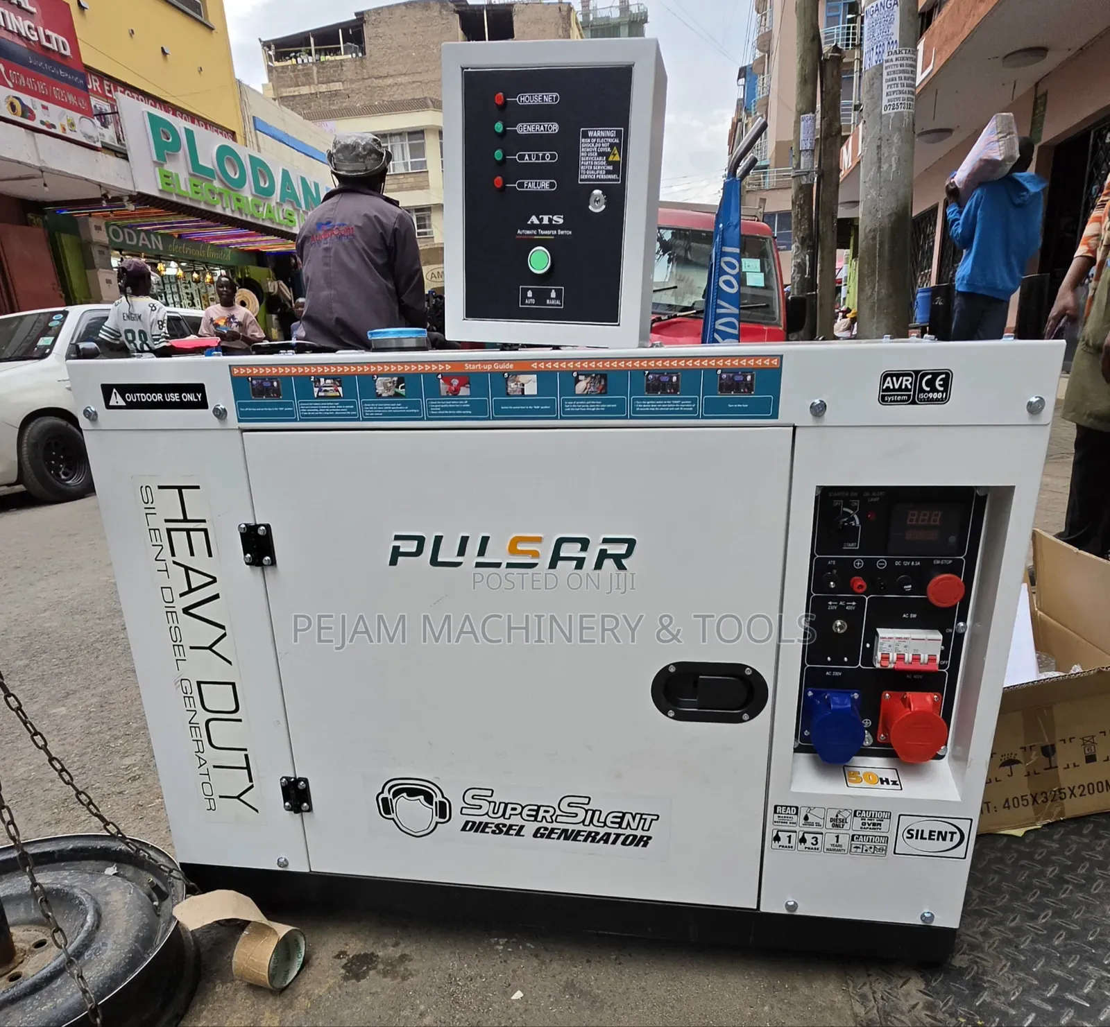 Pulsar Germany 20kva Aircooled Silent Diesel Generator Automatic Dual