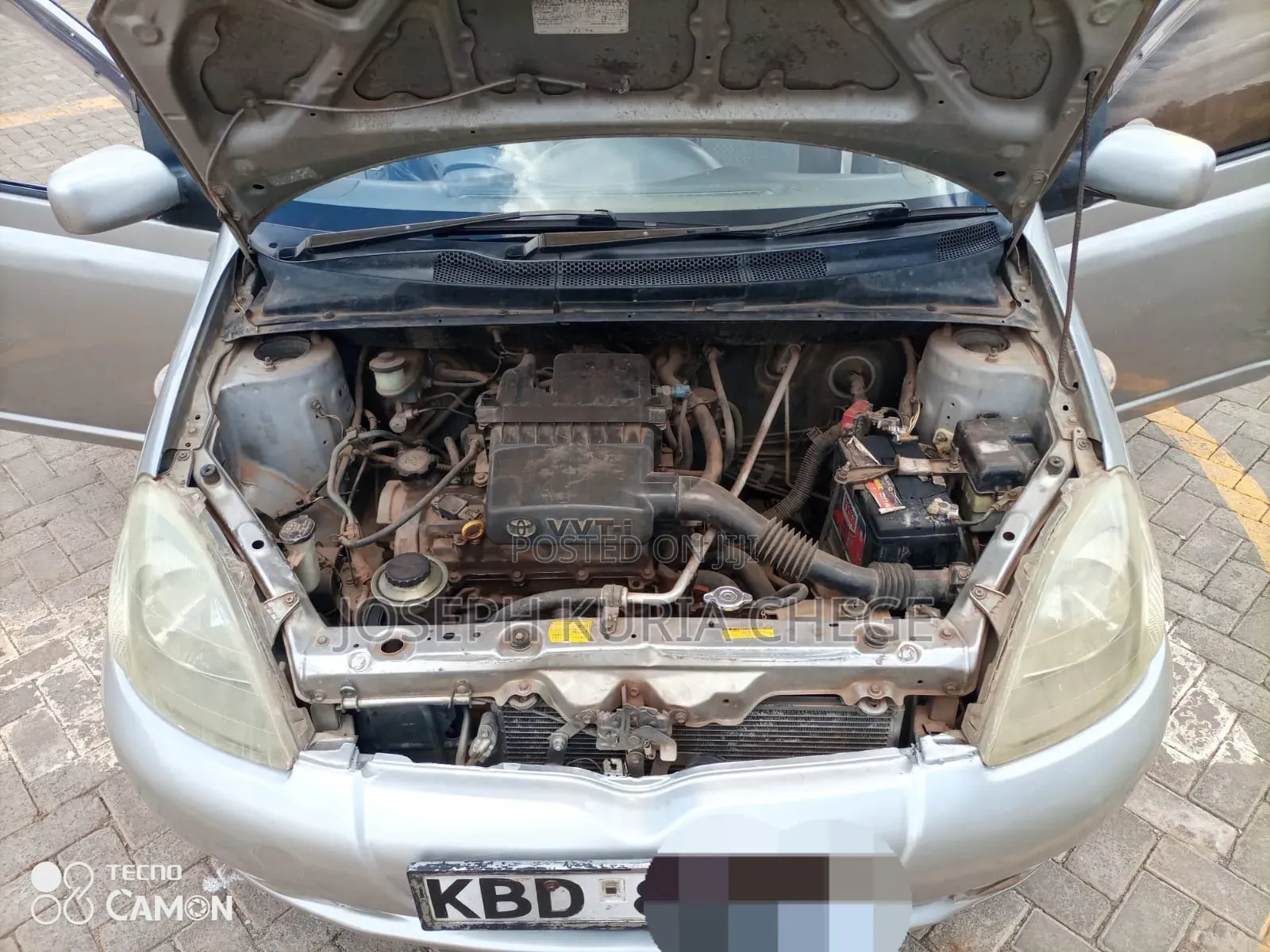 Toyota Vitz 2003 Gray