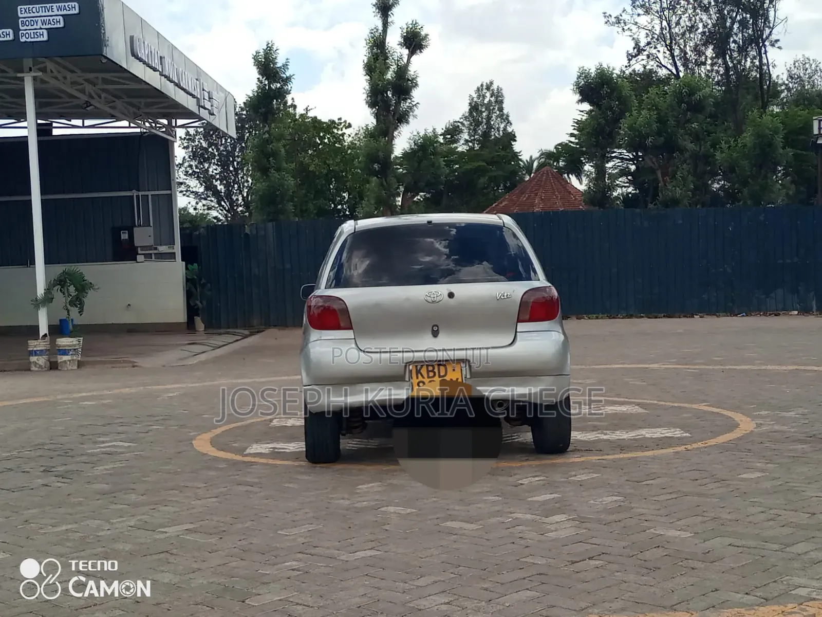 Toyota Vitz 2003 Gray