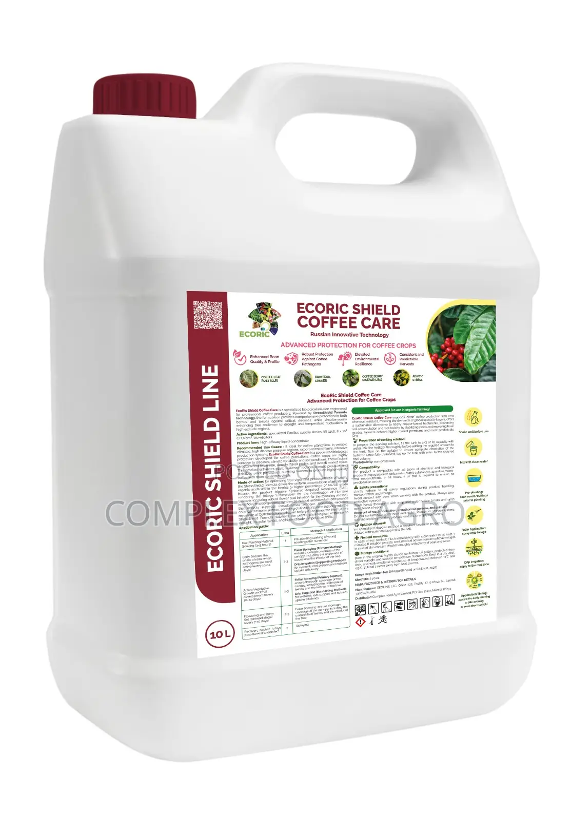 EcoRic Shield Coffee Care for Coffee Crops 1L / 10L