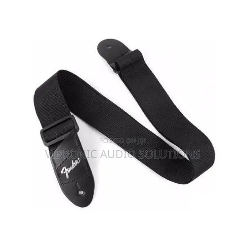 Guitar Strap, Polyester Straps With Leather Ends