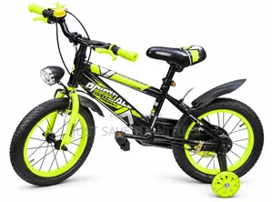 PRIMDALE 16 Inch Kids Bicycle With Training Wheels, Front Light