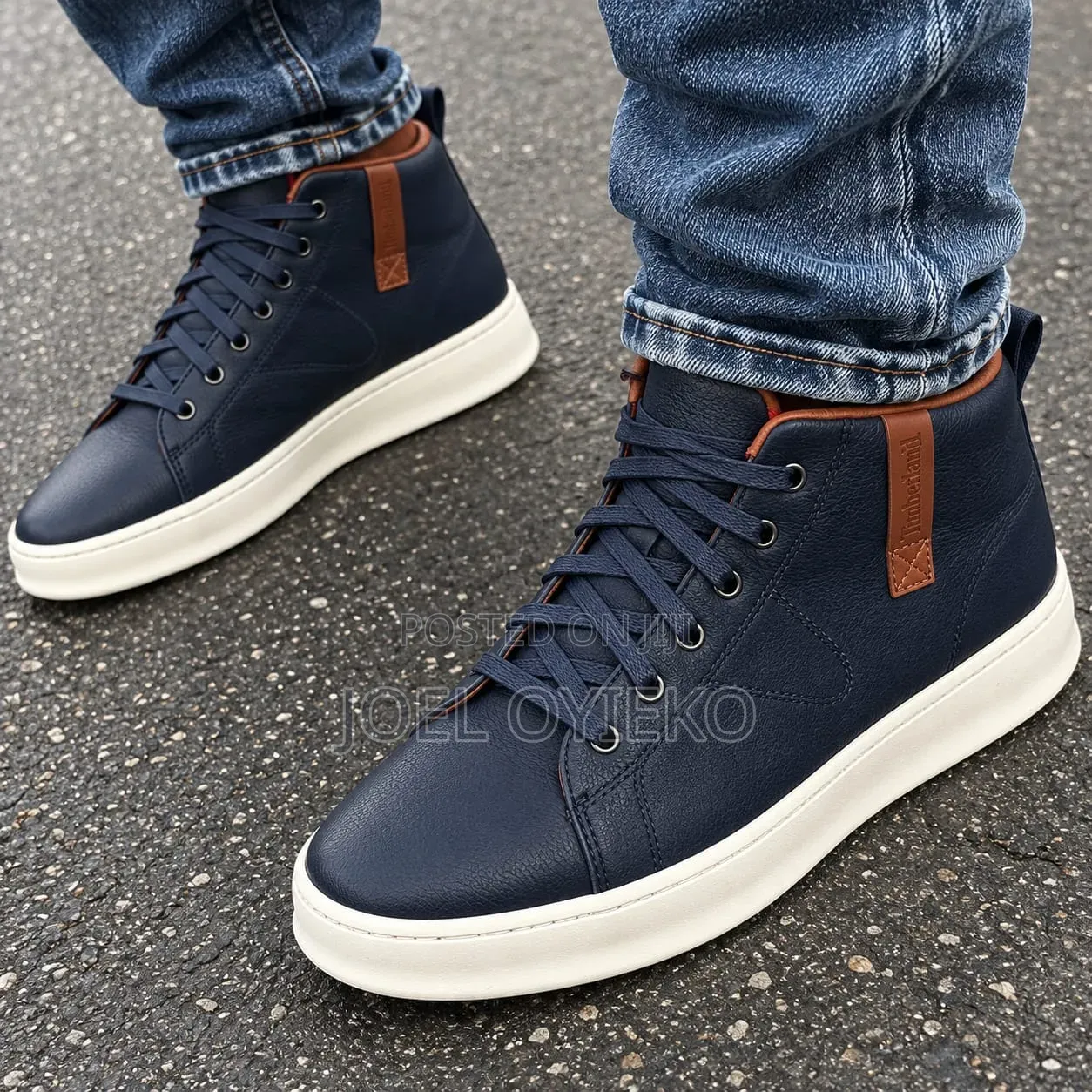High Cut Leather Timberland Casual