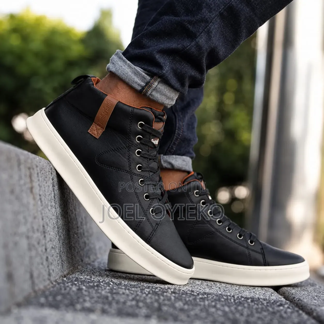 High Cut Leather Timberland Casual