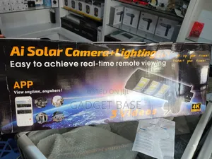 AI Solar Security Camera With LED Floodlight – 2-in-1 Outdoor CCTV