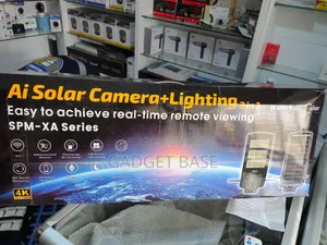 AI Solar Security Camera With LED Floodlight – 2-in-1 Outdoor CCTV
