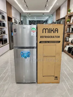 Mika 138-Liter Double Door Refrigerator (Model No. MRDCD138XLB