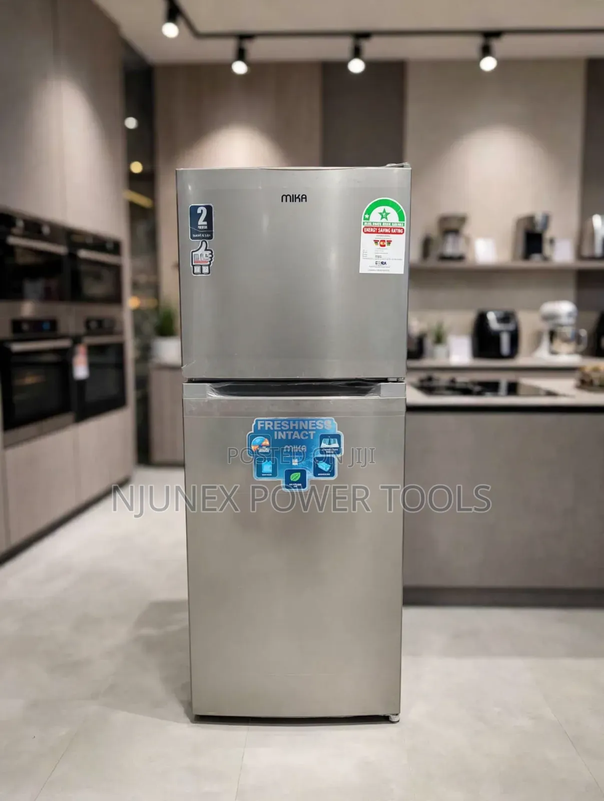 Mika 138-Liter Double Door Refrigerator (Model No. MRDCD138XLB