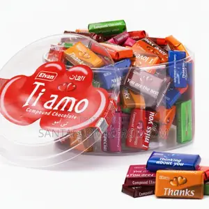 100pcs Elvan Ti Amo Assorted Milk Compound Chocolate Gift Box