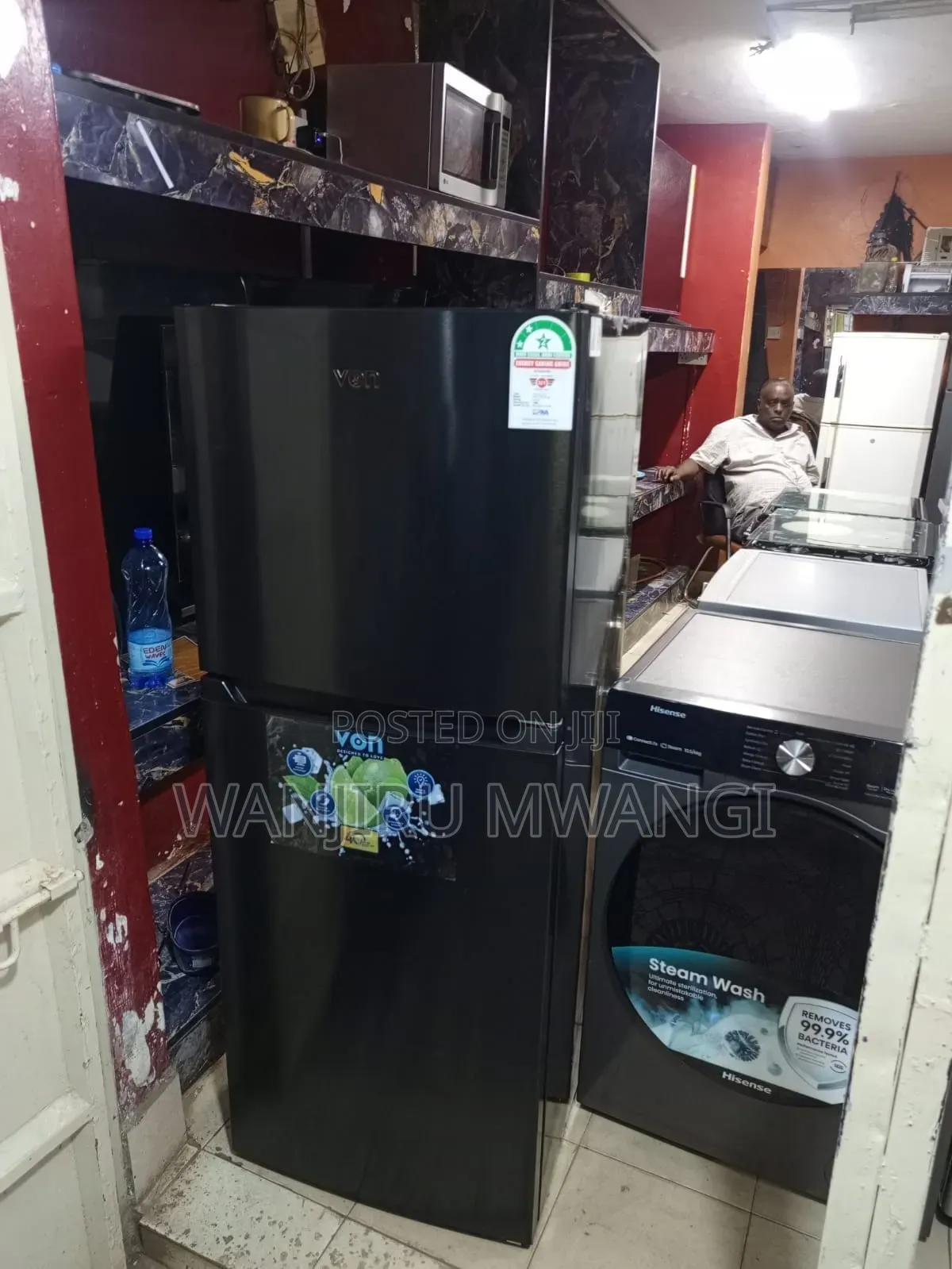 Von Double Door Fridge