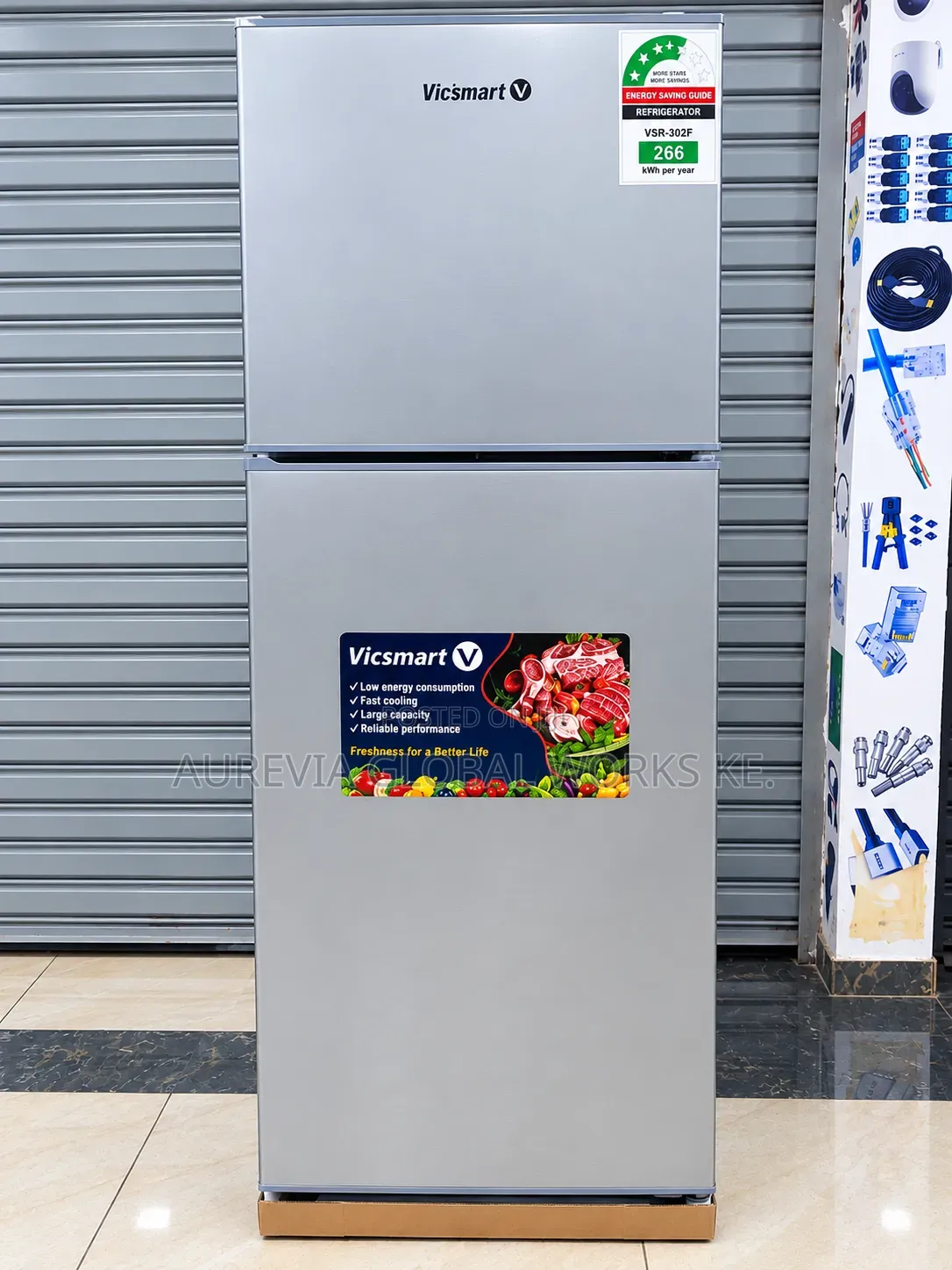 Volsmart 210l Double Door Refrigerator
