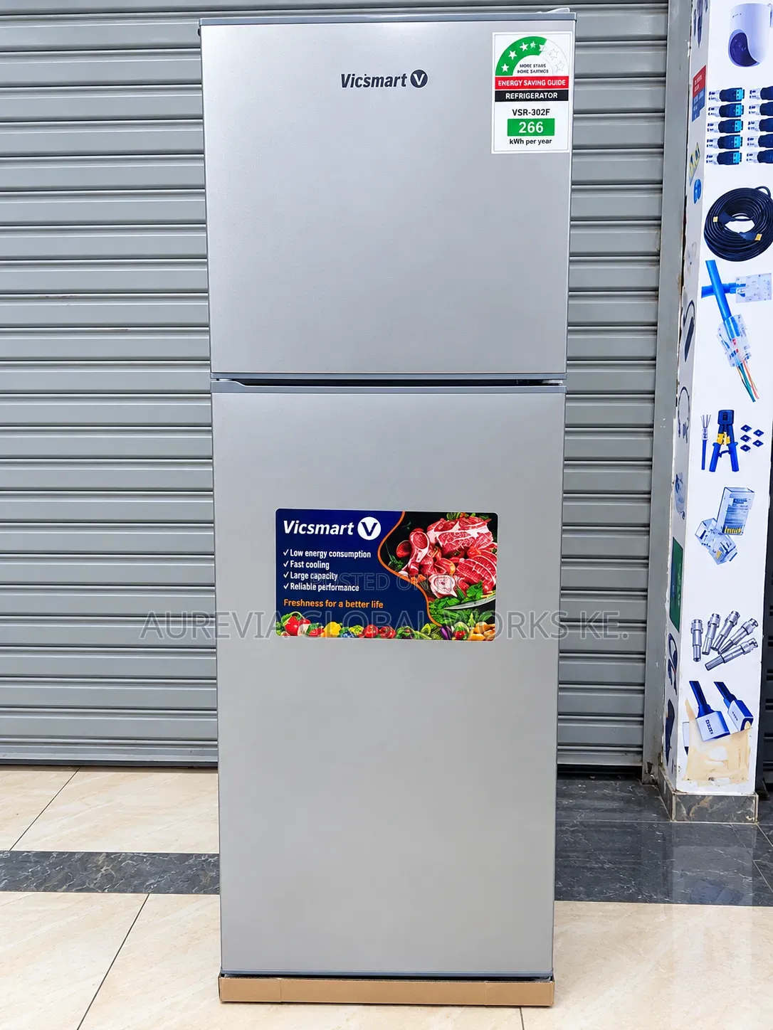 Volsmart 210l Double Door Refrigerator