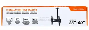 Duty Adjustable Ceiling and Wall TV Mount Bracket (26′′–60′′)