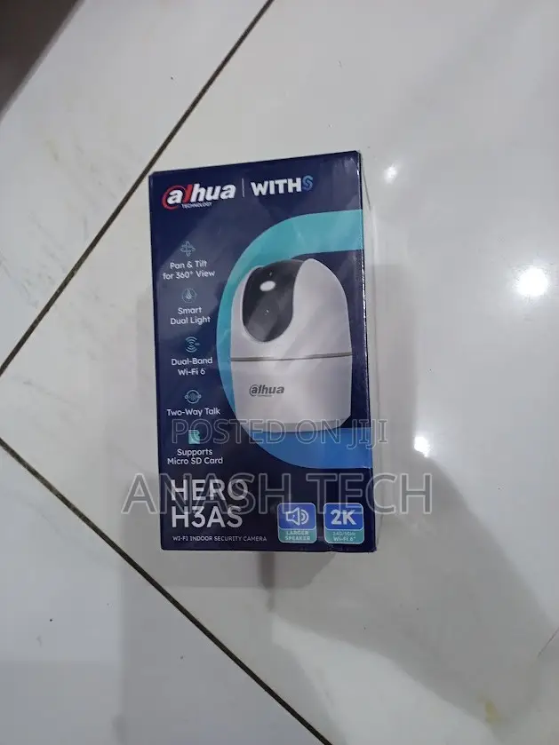 Dahua Hero H3AS 2K (3MP) Smart Wi-Fi 6 Indoor Security Camera