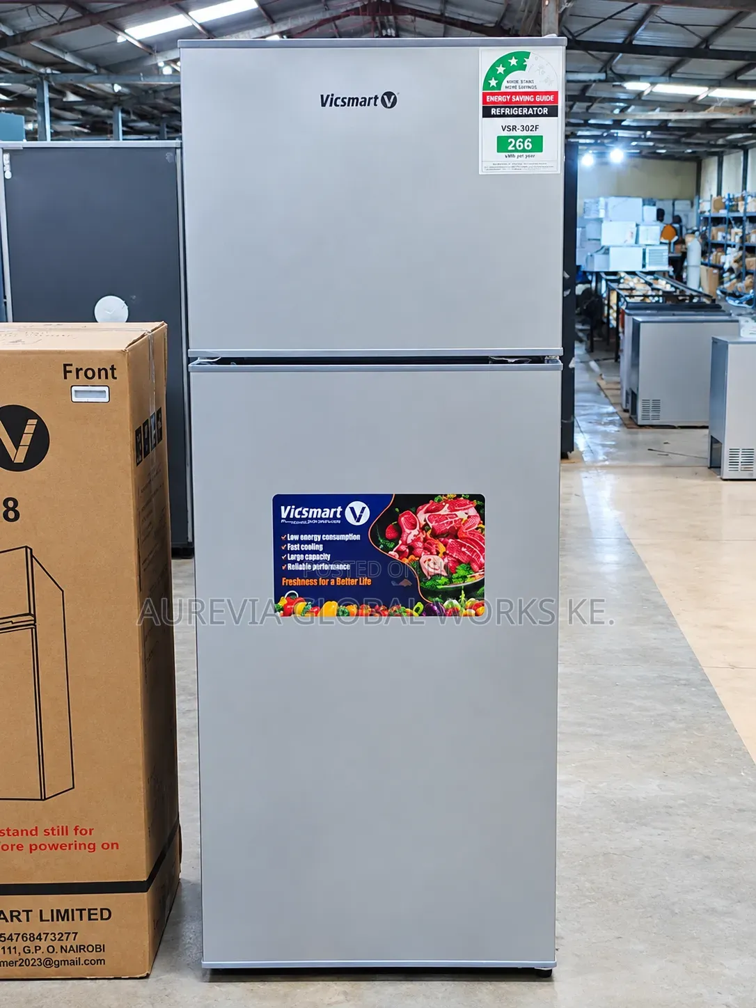 Volsmart 172l Double Door Refrigerator