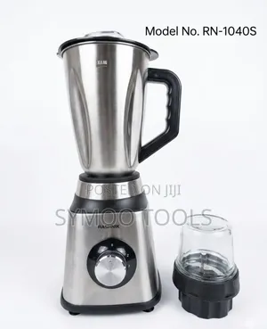 2-in-1 Stainless Steel Countertop Blender and Grinder Set