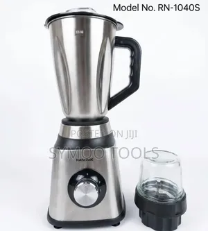 2-in-1 Stainless Steel Countertop Blender and Grinder Set