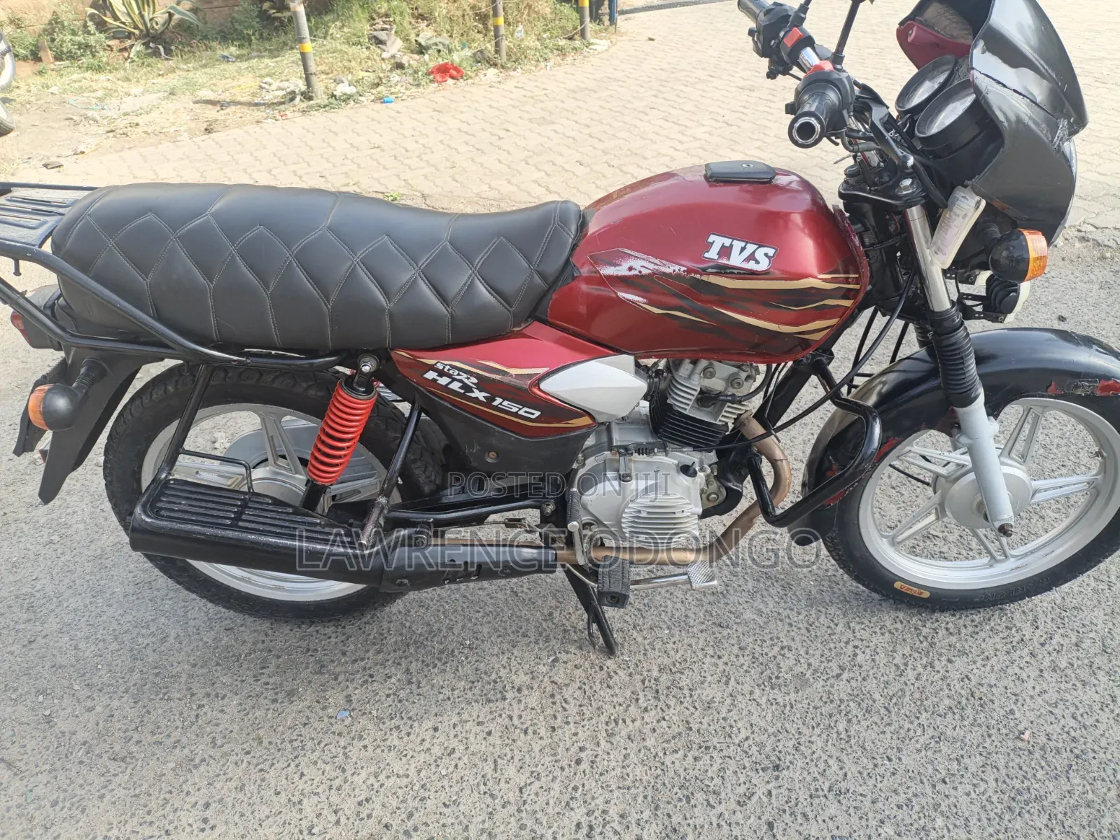 TVS HLX Plus ES 2023 Red