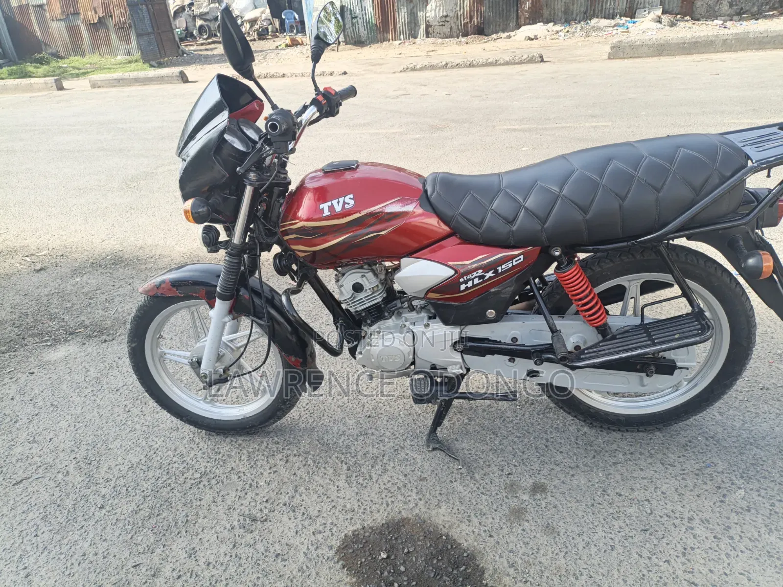 TVS HLX Plus ES 2023 Red