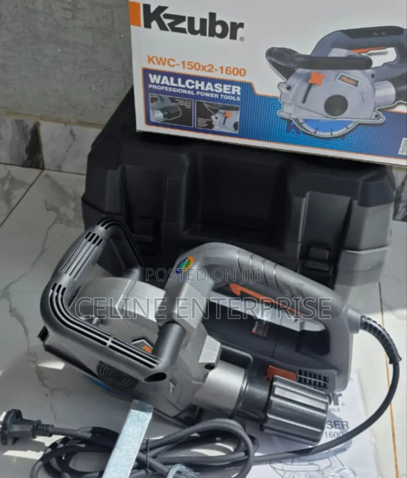 Kzubr 1600W Wall Chaser With 2 Blades